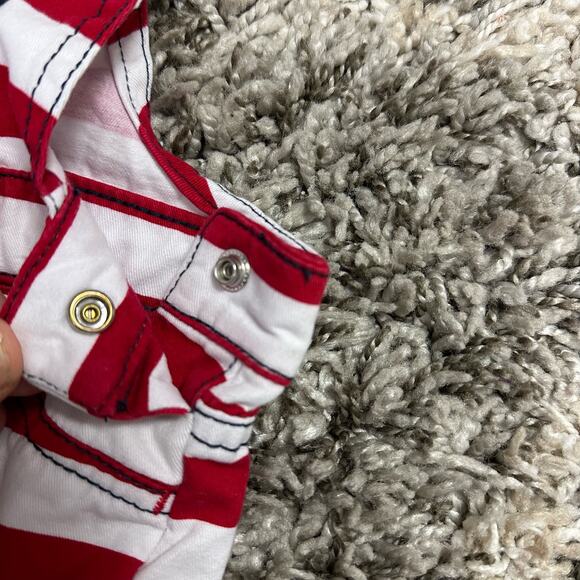 Children Place Baby Girl American Flag Overalls Dress Romper 6 9 Months 4th July - Picture 6 of 8